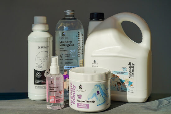 Veļas mazgāšanas un traipu tīrīšanas līdzekļi