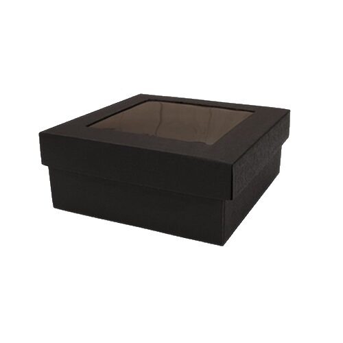 Dāvanu kastes kraft ar lodziņu