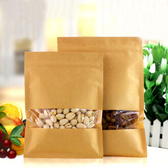 Papīra maisiņi ar lodziņu