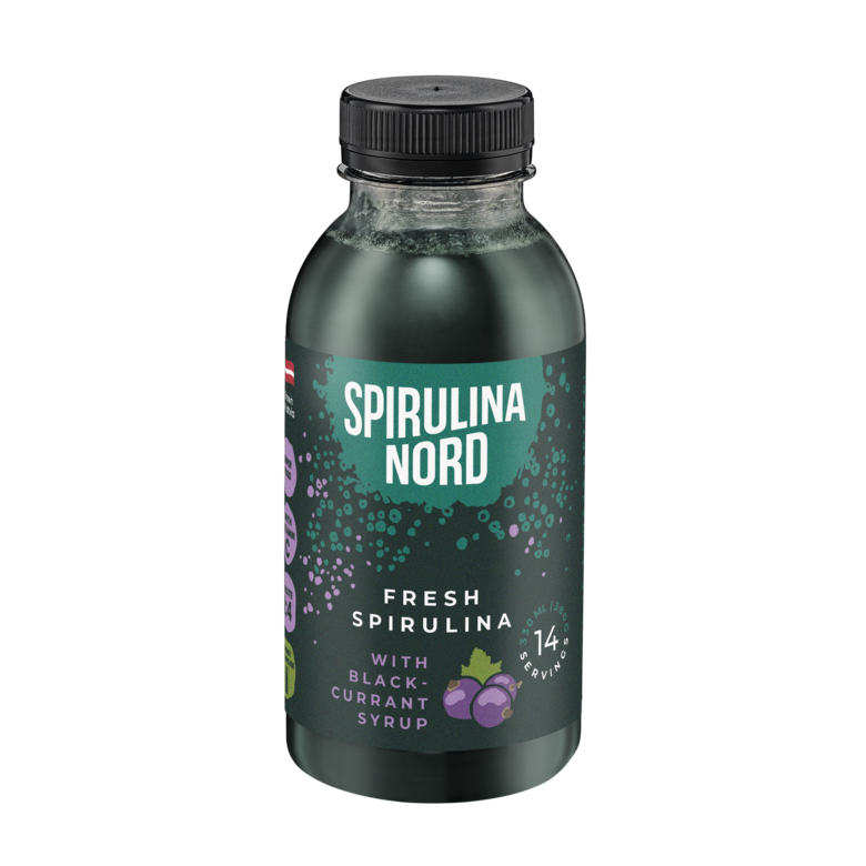 SpirulinaNord® svaiga spirulīna upeņu sīrupā