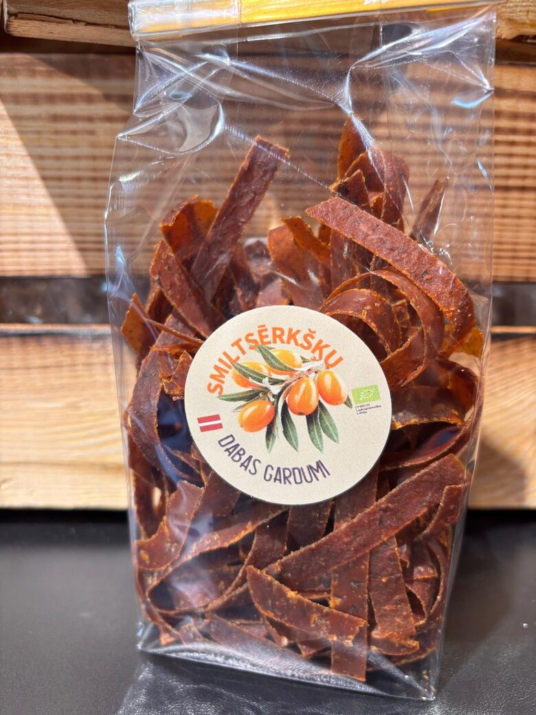 Smiltsērkšķu salmiņi Bio