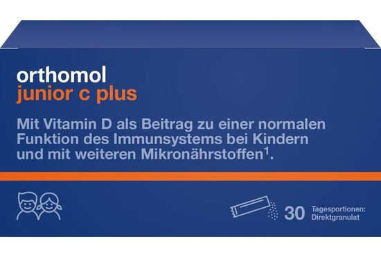 ORTHOMOL Junior C Plus N30 aveņu/laima (granulas)