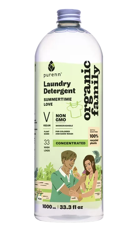 Purren veļas mazgāšanas līdzeklis krāsainai veļai. Summertime Love 1l, 3l, 5l