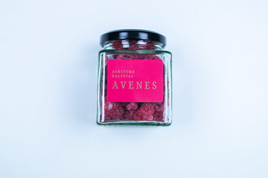 Aukstumā kaltētas avenes – dabas našķis veselībai