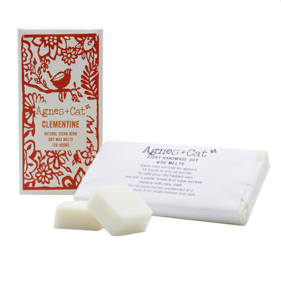 Sojas vaska aromātiskie kubiņi “Clementine” 8gb. | Līdz 120 h svaiga aromāta