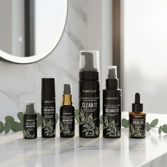 Sejas kopšanas komplekts ar probiotikām