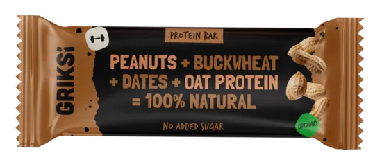 Zemesriekstu PROTEĪNA griķu batoniņš