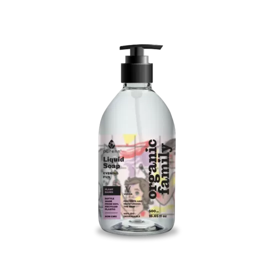 Šķidrās ziepes ar brūkleņu un liepziedu ekstraktiem Evening Fun. 500ml