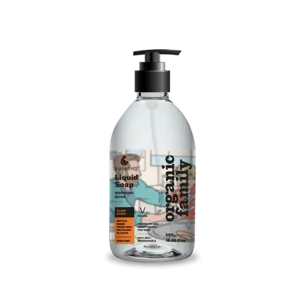 Šķidrās ziepes ar pīlādžu un liepziedu ekstraktiem. Morning Rush 500ml , 1l, 5l