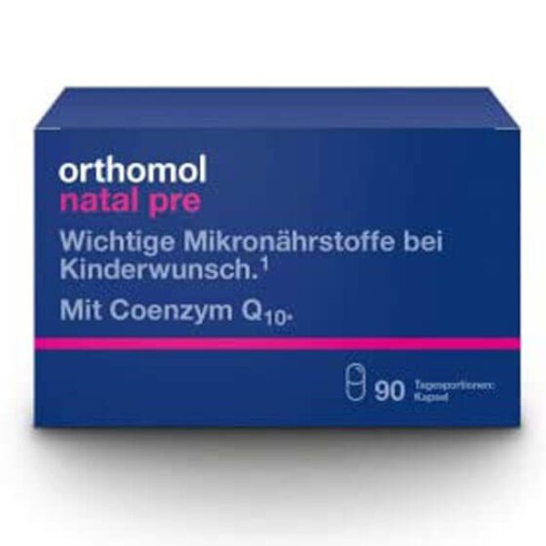 UZTURA BAGĀTINĀTĀJS ORTHOMOL® NATAL PRE N30